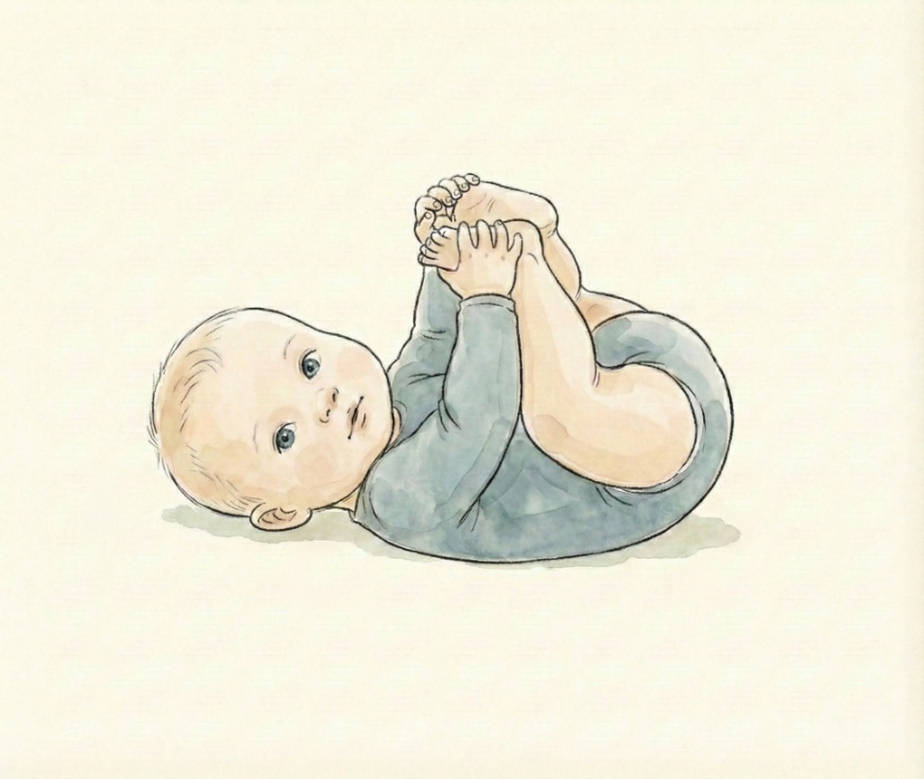 Baby Movement 102 class for infants 5-7 months focusing on core strength, weight shifting, and rolling at Chelsea Forest Play NYC